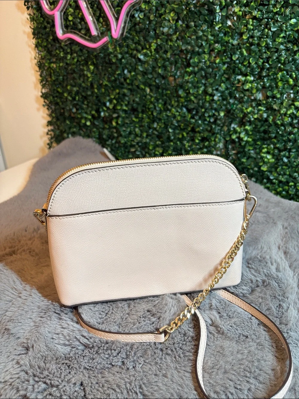 Michael Kors Cream Pink Crossbody Bag